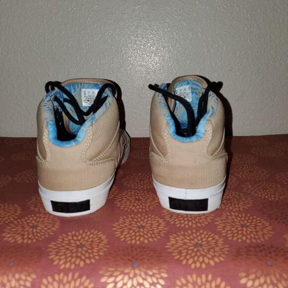 Vans Men's Sneakers Tan 8 Lace Up High Tops Skater Shoes New - Picture 4 of 10